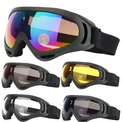 Professional Ski Goggles Winter Snow Anti Fog Dual Lens UV Protection Men Women • $7.24