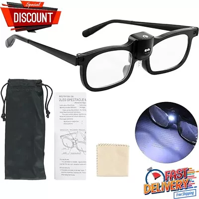 Highly Efficient 200% Magnifying Glasses With LED Light Enhanced Magnification • $13.99