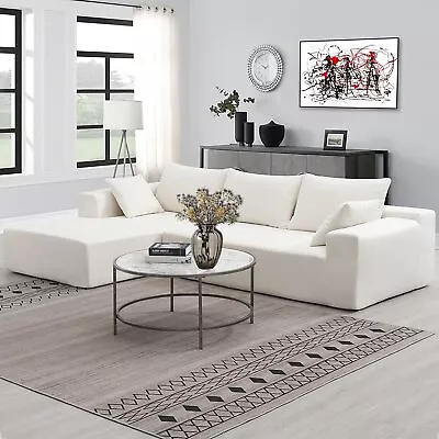 L-Shape Modular Sectional Living Room Sofa Set Modern Convertible Sofa Couch • $709.50
