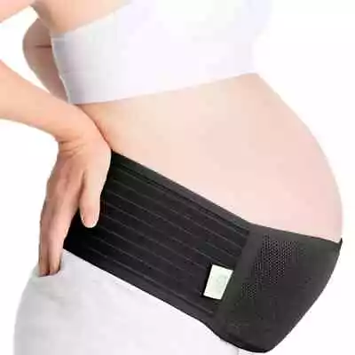 KeaBabies Maternity Belly | Black Adjustable Support Belt For Pregnancy Size M/L • $11.99