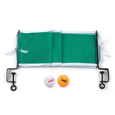 $15.72 • Buy Table Tennis Set Table Tennis Net With 2  Pong Balls And Posts T7B4