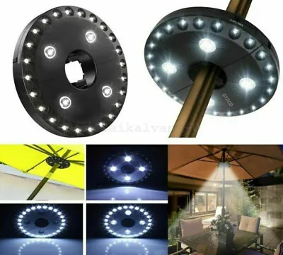 $27.39 • Buy New Patio Umbrella Light 28 LED Outdoor Garden Yard Lawn Night Lights Cordless