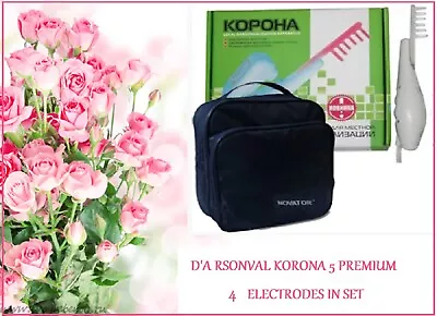 Korona 5 Premium 25 KV Violet Ray High Frequency Unit 220 V With 4 Probe In Case • $135