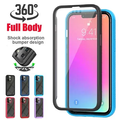 360 Full Body Hybrid Rugged Case Cover For IPhone 11 12 13 14 Pro Max XR XS 8 7+ • $10.89