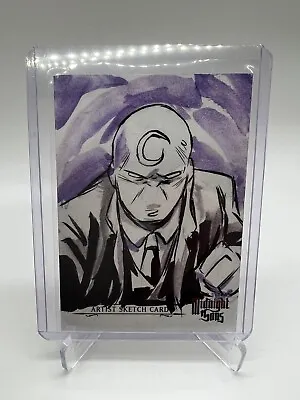 2023 Marvel Fleer Ultra Midnight Sons Moon Knight Sketch 1/1 Timothy Geathers • $98