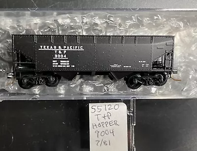 N Scale Micro-trains Texas & Pacific 2-bay Hopper 55120 #9004 NOB • $9.95