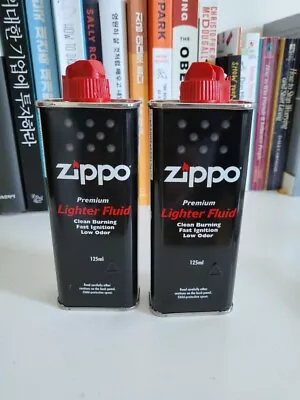 2 X Zippo Premium Lighter Fuel Fluid Petrol 125ml + Free Delivery UK • $23.19