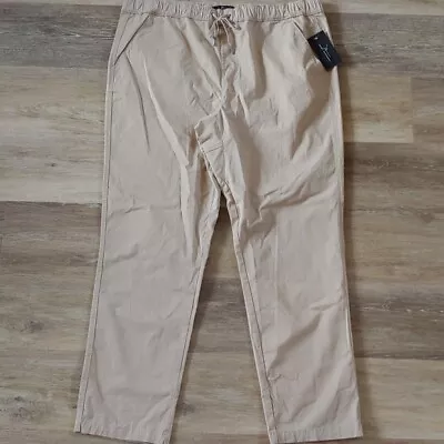 NWT Marc Anthony Slim Fit Drawstring Pull Up Pants Size XL • $18.74