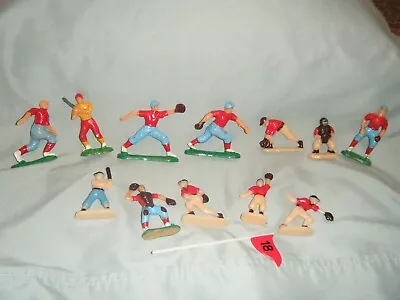 Vintage Miniature Baseball Player Action Figures- C. M. V. Hong  Kong Lot Of 13 • $22