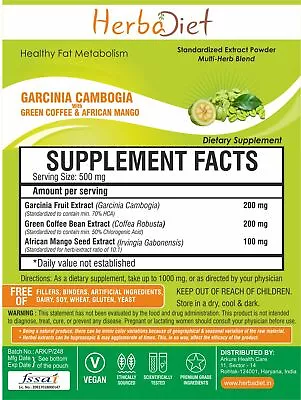 Garcinia Cambogia Green Coffee African Mango Extreme Weight Loss Fat Burner • $164.99