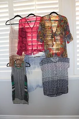 Lot Of 6 CAbi Tops Size XS #885 #846 #254 #360 #781 #735 • $54.99