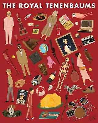 Royal Tenenbaums By Max Dalton Ltd Edition X/300 Print Poster Mondo MINT Movie • $65