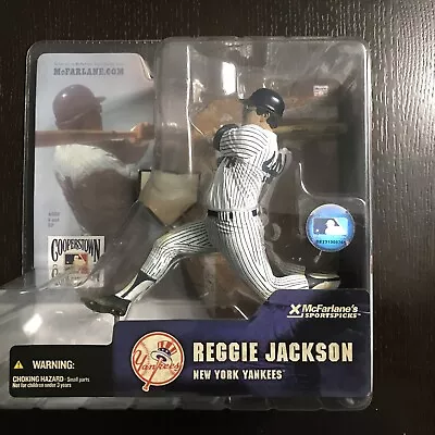 McFarlane’s Sports Picks Reggie Jackson Cooperstown Collection NYY 2004 - New! • $39.50