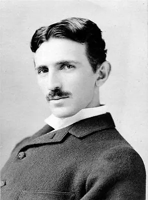 NIKOLA TESLA GLOSSY POSTER PICTURE PHOTO Electricity Inventor Light Bulb 2155 • $12.99