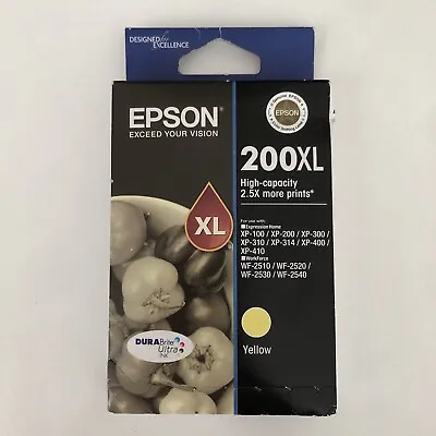 Epson Genuine T201492 YELLOW Ink Expression Home XP100/XP200/XP300/XP400/WF2510 • $14.70