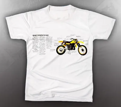 Vintage Yamaha Yz490 Details Tee-shirt Like Nos • $17.99