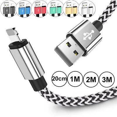 Fast Charger Cable For IPhone 13 14 12 11 XS XR X 8 7 Plus IPad USB Charge Cord • $6.86