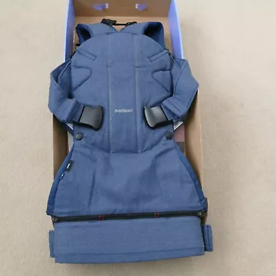 BABYBJORN Carrier One Cotton Classic Denim/Midnight Blue Immaculate Condition • £79.99