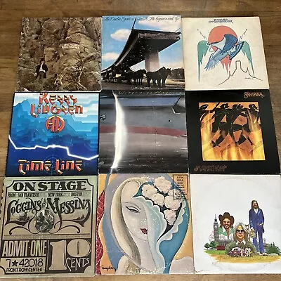 70s Rock Record Lot 9 LPs Vintage Vinyl Loggins Doobie Brothers OG • $19.99