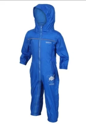 £6.99 • Buy Regatta Messy Puddle Kids Boys Girls Waterproof All In One Rain Suit RRP £50