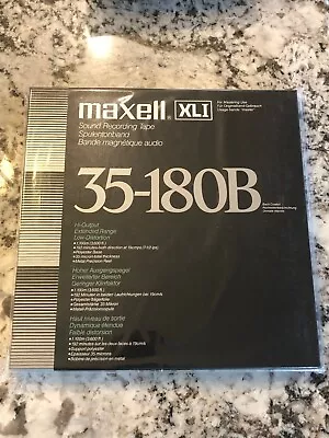 New MAXELL XLI 35/180B Reel To Reel 10.5  Metal Reel Tape Japan See Pictures • $145