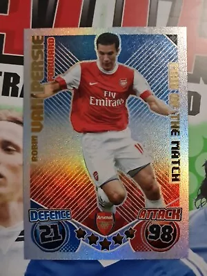 Match Attax 10/11 Man Of The Match Van Persie • £2