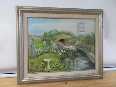 Muddy River Brookline Boston MA S Baker PAINTING - Framed • $100