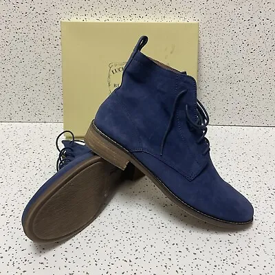 Lucky Brand LK Norwood Moroccan Blue Elmo Nubuck. Size 9.5 Womens. Pre Owned. • $50