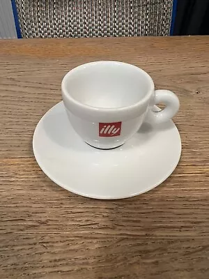 Illy Logo Porcelain Collection Classic Espresso Cup With Saucer 2 Oz Expresso • £10