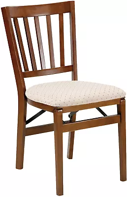 Stakmore School House Folding Chair Finish Set Of 2 Fruitwood • $219.05