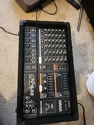 Yamaha EMX-640 200 Watts Into 4 Ohms 6-Channel Powered Mixer With Phantom Power • $100