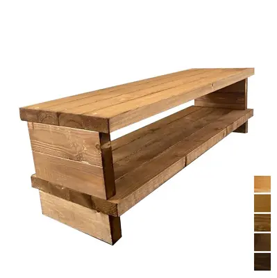 Rustic Wooden Tv Stand/ TV Cabinet - Fully Assembled • £124.99