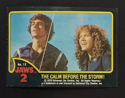 1978 Topps Jaws 2 #13 The Calm Before The Storm • $3.39