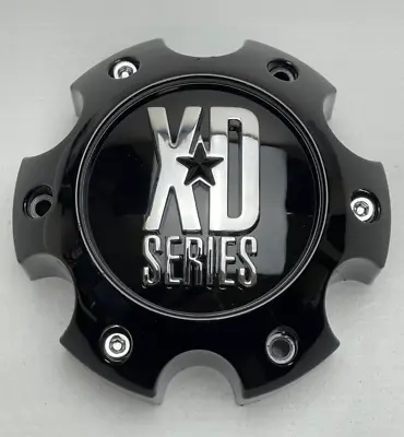 *USED KMC XD Series Gloss Black Wheel Center Cap SCREWS NOT INCLUDED 1079L145GB • $19.99