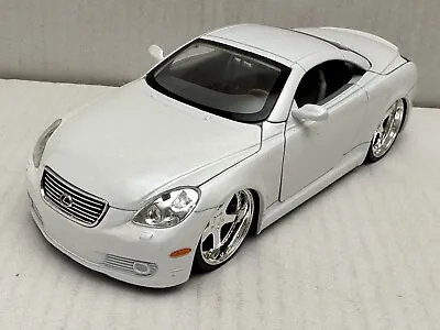 Jada Dub City Lexus Sc430 Pearl White 1:24 Diecast Model Car New No Box • $38.95