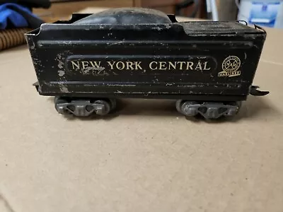 Vintage Marx Train Car New York Central  Black Tin Coal Tender  MARLINES. 25  • $28