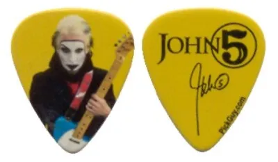 JOHN 5 = Yellow  Art Of Malice  Solo Tour Signature Guitar Pick • $47.96