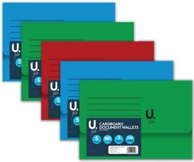 £2.99 • Buy  A4/ Foolscap Cardboard Envelope Filing Document Wallet Folders