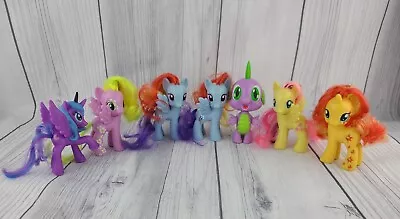 My Little Pony Lot Of 7 2010 Different Brushable Hair Ponies 3  2  • $19.99