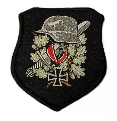 WW2 German Abzeichen Patch (80mm) Iron/Sew-on Badge Germany Military Wehrmacht  • £5.99