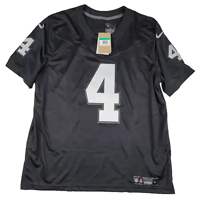 Nike Elite Derek Carr Oakland Raiders On Field Football Jersey Black Sz XL NWT • $71.95