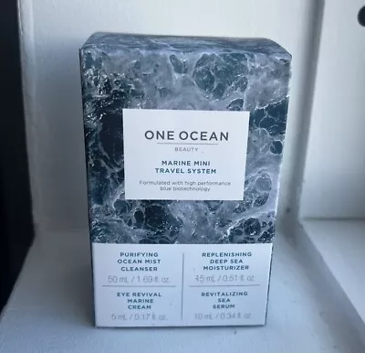 ONE OCEAN BEAUTY Marine Mini Travel System Cleanser Serum Cream Moisturizer • $13.99