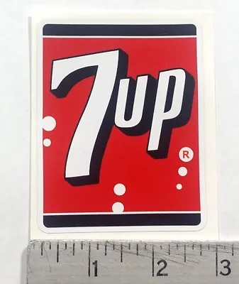 Vintage 7up 7-UP Soda Pop Red/Black Sticker Decal • £6.52