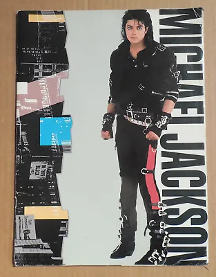 Vintage Michael Jackson 1988 World Tour Book Diecut Cover Lg Format Lots Of Pics • $19.99