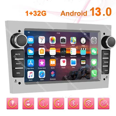 7  Android 13.0 Head Unit Car Stereo Radio GPS Navi BT RDS For Opel Astra Zafira • $215.59