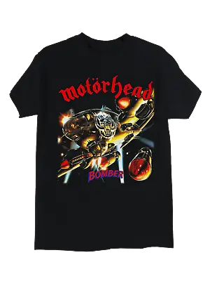 Motorhead Bomber Vintage Unisex Short Sleeve Cotton Black T-Shirt S-2345XL • $19.98