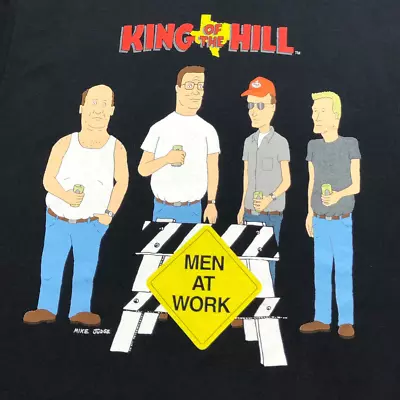 1998 King Of The Hill Men At Work T-Shirt Unisex Cotton Tee Size S To 4XL VN1734 • $18.99