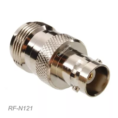 N-Type Female To BNC Female RF Coaxial Adapter CablesOnline RF-N121 • $5.95