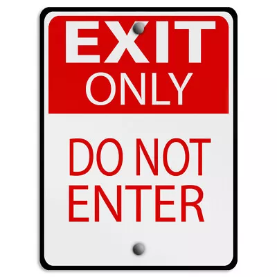 Aluminum Vertical Metal Sign Directional A-Frame Exit Weatherproof Street • $24.99