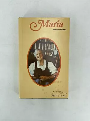 Maria Von Trapp My Own Story 1972 1st Edition Inspired The Sound Of Music • $24.99